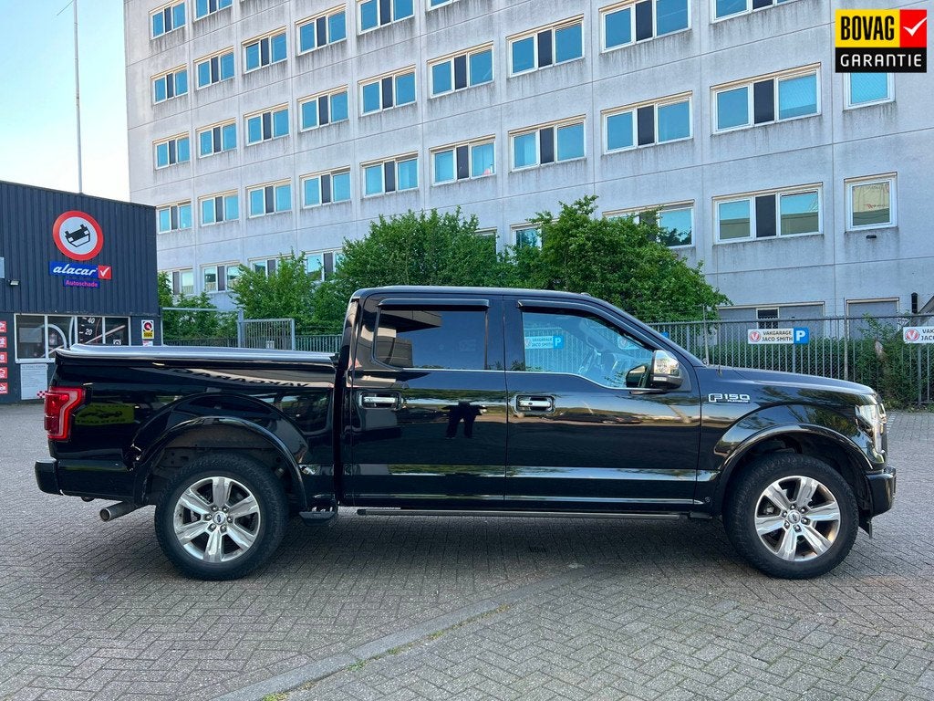 Ford USA F150 5.0 V8 SuperCrew PLATINUM, Auto's, Ford Usa, Bedrijf, Te koop, F-150, 4x4, ABS, Airbags, Airconditioning, Bluetooth