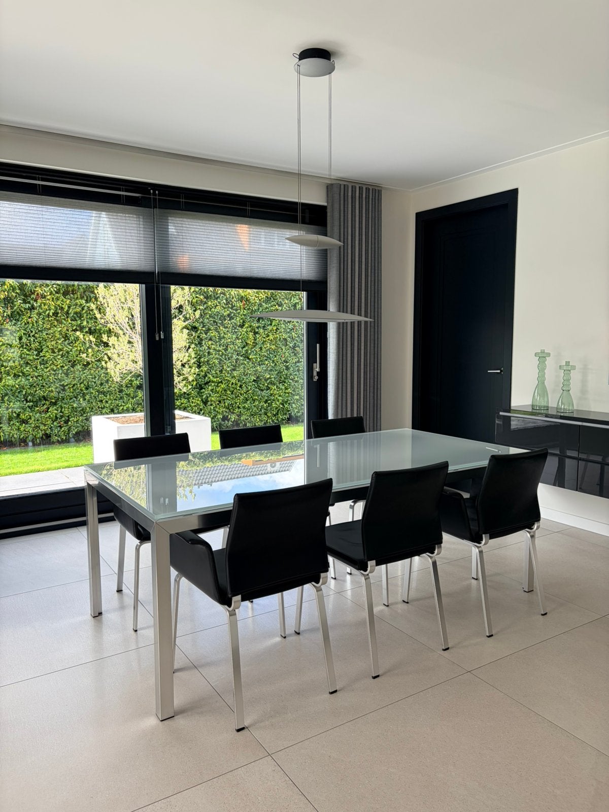 COR model Fino glazen eettafel, Huis en Inrichting, Tafels | Eettafels, Ophalen, Design, 50 tot 100 cm, Vijf personen of meer