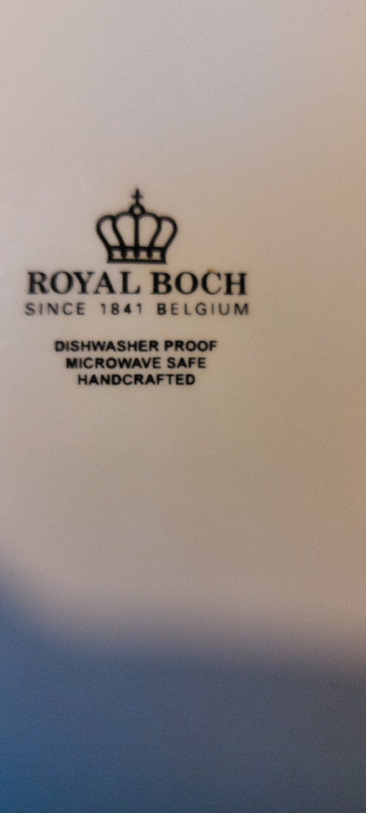 Witte borden 30 cm van Royal Boch, Nieuw, Ophalen of Verzenden, Bord(en), Royal Boch