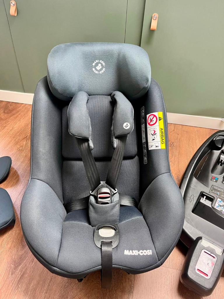 Maxi-Cosi autostoel met Isofix base, Ophalen, Gebruikt, Zijbescherming, Isofix