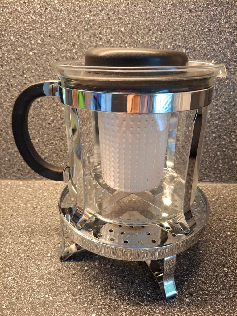 Bodum theepot + theelicht, Huis en Inrichting, Ophalen of Verzenden, Overige stijlen, Overige typen