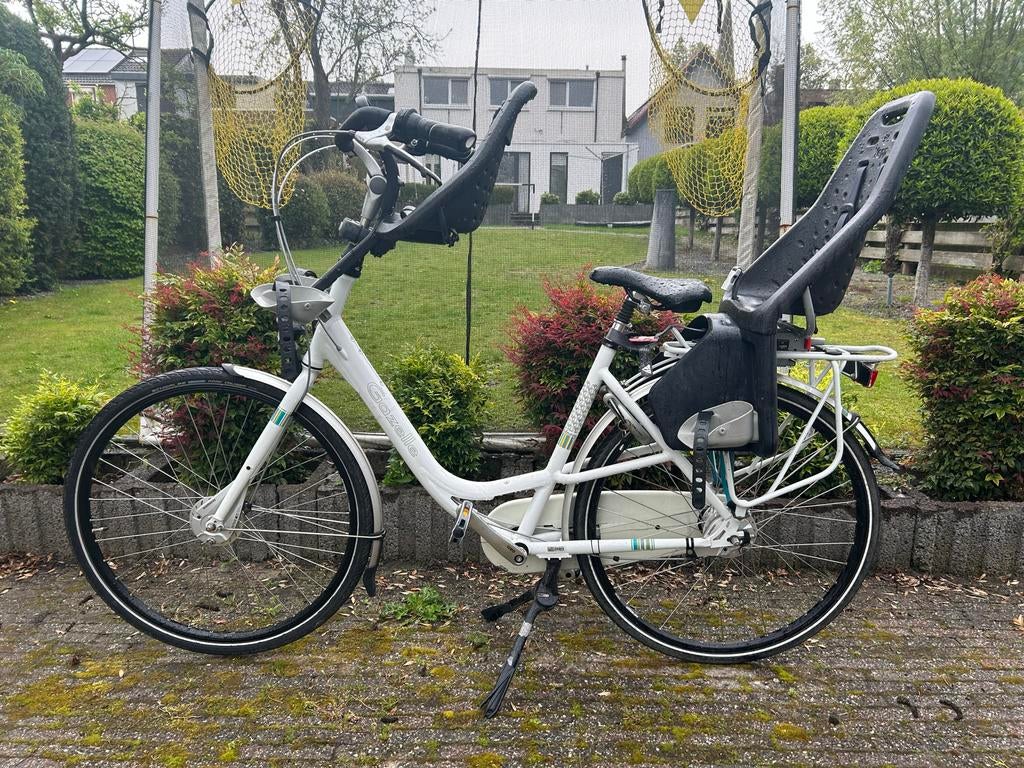 Gazelle moederfiets met Yepp zitjes, Ophalen, 2 zitjes, Gebruikt, Gazelle
