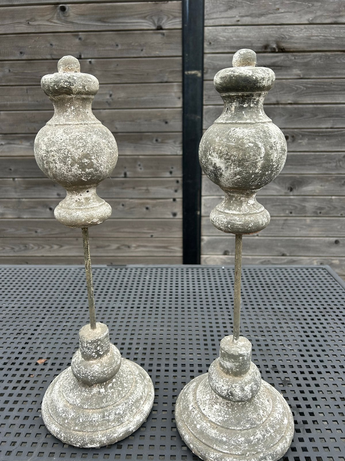 Decoratieve betonnen ornamenten - set van 2, Huis en Inrichting, Woonaccessoires | Vazen, Ophalen