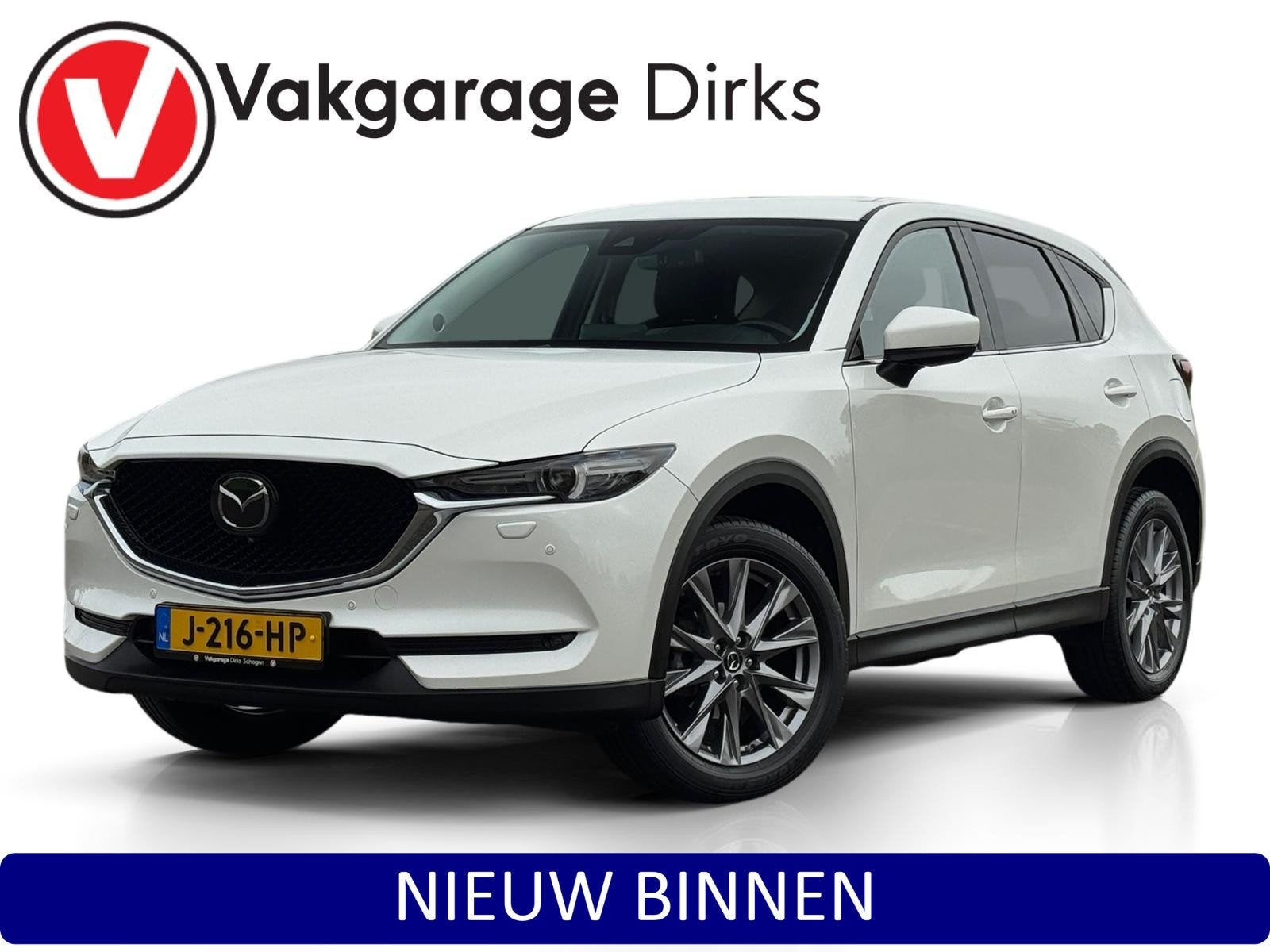 Mazda CX-5 2.0 SkyActiv-G 165 Luxury ✅ ACC ✅ 360 ✅ Sto, Gebruikt, 4 cilinders, 2000 kg, Wit