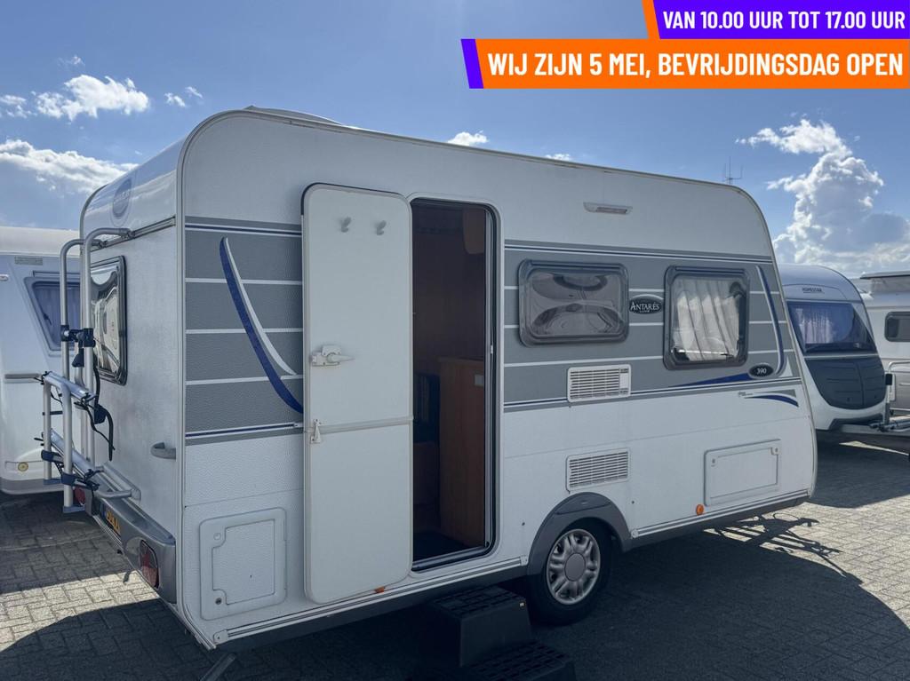 CARAVELAIR Antares Luxe 390 LICHTGEWICHT + VASTBED+ VOORTENT, Bedrijf, 750 - 1000 kg, 5 tot 6 meter, Caravelair