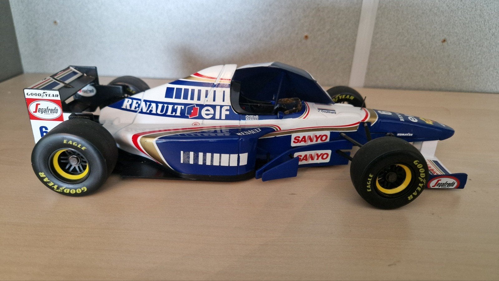 Onyx Renault FW17 Formule 1 modelauto 1:43, Hobby en Vrije tijd, Modelauto's | 1:18, Ophalen of Verzenden, Gebruikt, Auto, Overige merken