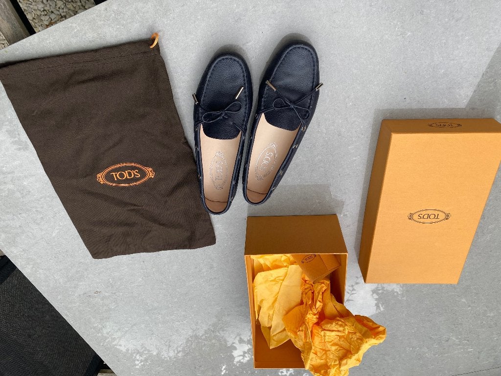 Schoenen Tods’s, Blauw, Dansschoenen, Ophalen of Verzenden, Zo goed als nieuw
