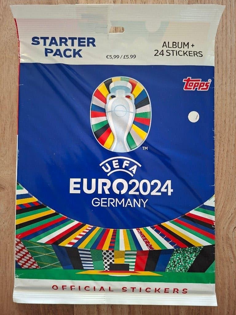 Starterset Topps euro 2024, Ophalen of Verzenden, Zo goed als nieuw, Buitenlandse clubs, Boek of Tijdschrift
