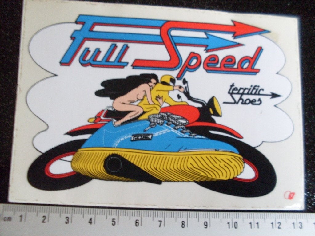 ruit sticker Full Speed terrific shoes logo schoenen babe, Verzenden, Zo goed als nieuw, Merk