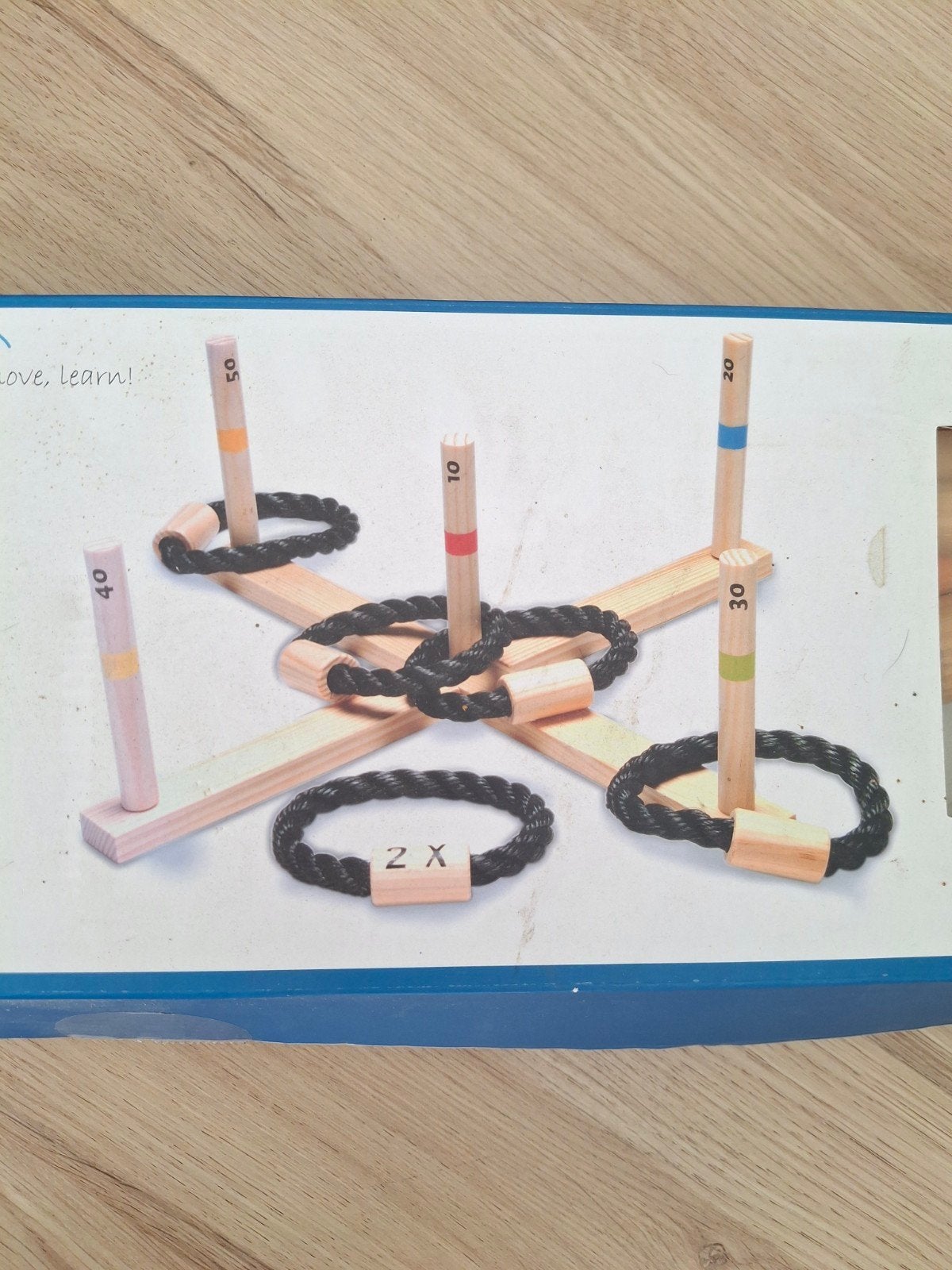 Ring Toss Spel - Houten Buitenspeelgoed in Doos, Ophalen