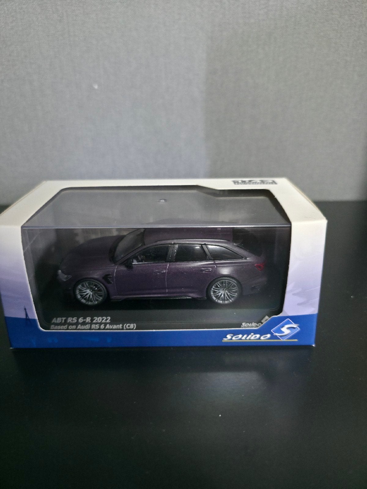 1:43 Solido Audi RS6 R ABT, Hobby en Vrije tijd, Modelauto's | 1:43, Ophalen of Verzenden, Zo goed als nieuw, Auto, Solido