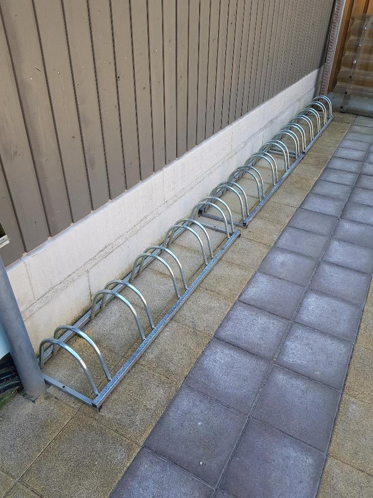 3x fietsenrek voor 5 fietsen, Ophalen, Zo goed als nieuw
