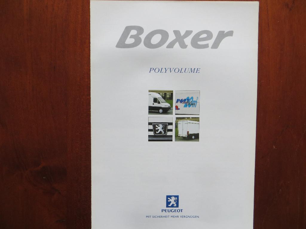 Peugeot Boxer Polyvolume (jan. 2000), Ophalen of Verzenden, Nieuw, Peugeot