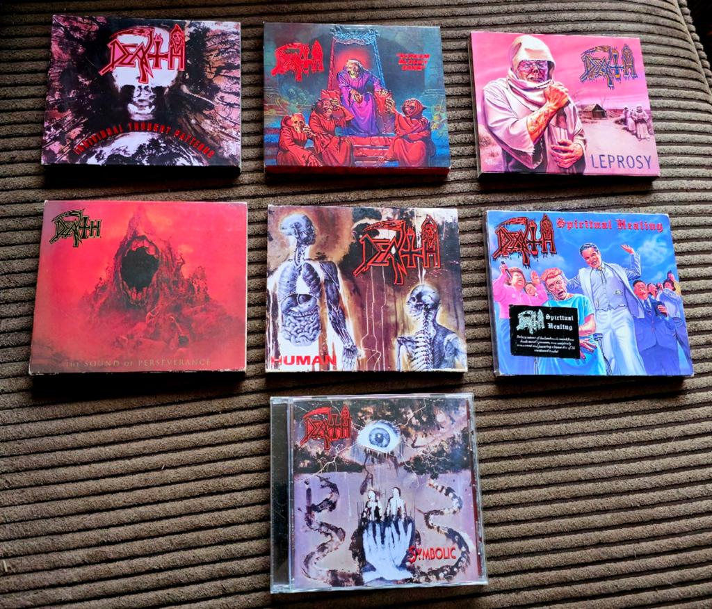 Death albums (7 stuks), Ophalen of Verzenden, Zo goed als nieuw
