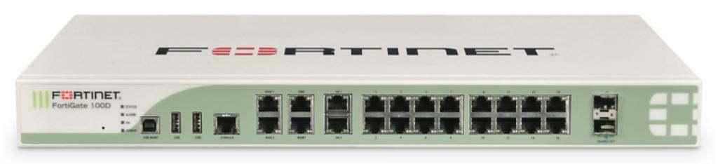 Fortinet - Fortigate 100D Firewall 21-3, Computers en Software, Ophalen of Verzenden, Zo goed als nieuw, Router, Fortinet Fortigate