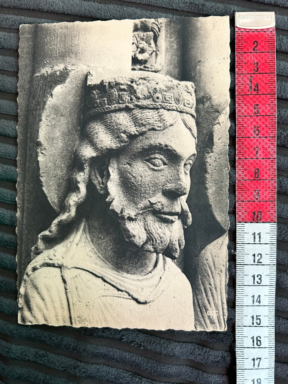 A.49 Oude kunstkaart religie Kathedraal de Chartres, Verzamelen, Ansichtkaarten | Themakaarten, Ophalen of Verzenden, 1980 tot heden
