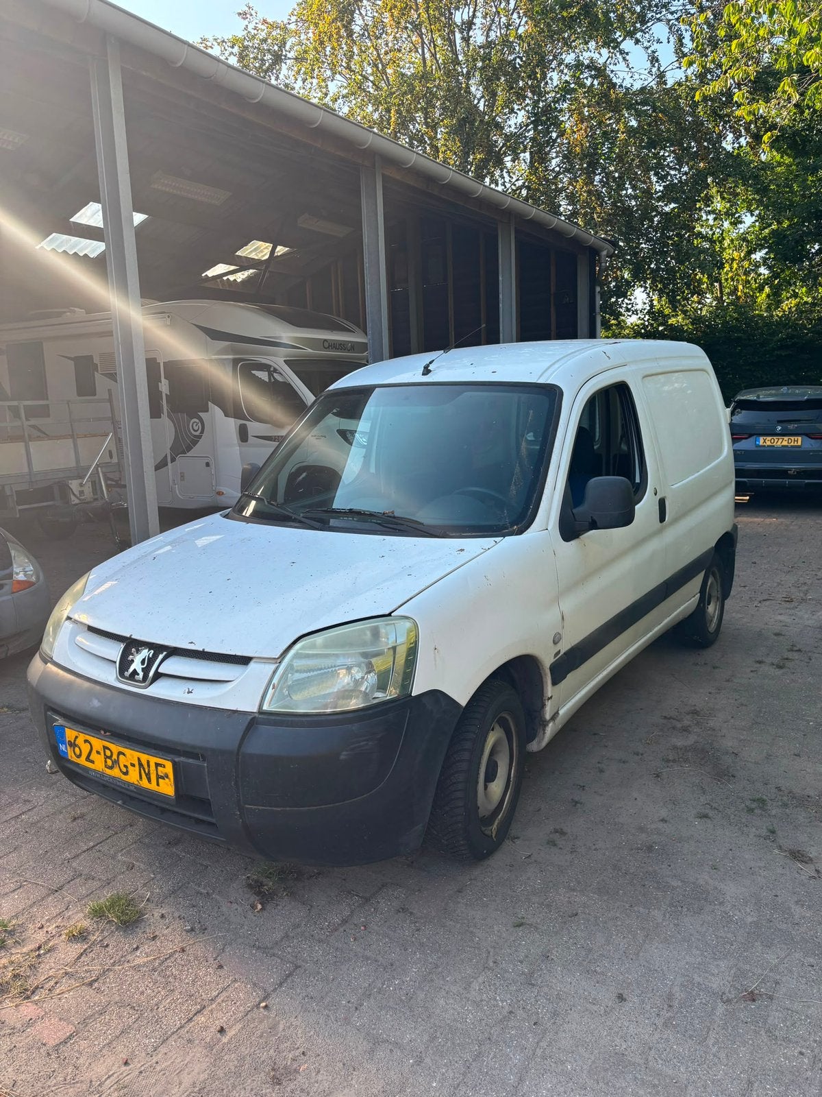 Peugeot Partner 2.0 HDI 170C 500 2003, Auto's, Voorwielaandrijving, Stof, Zwart, 4 cilinders