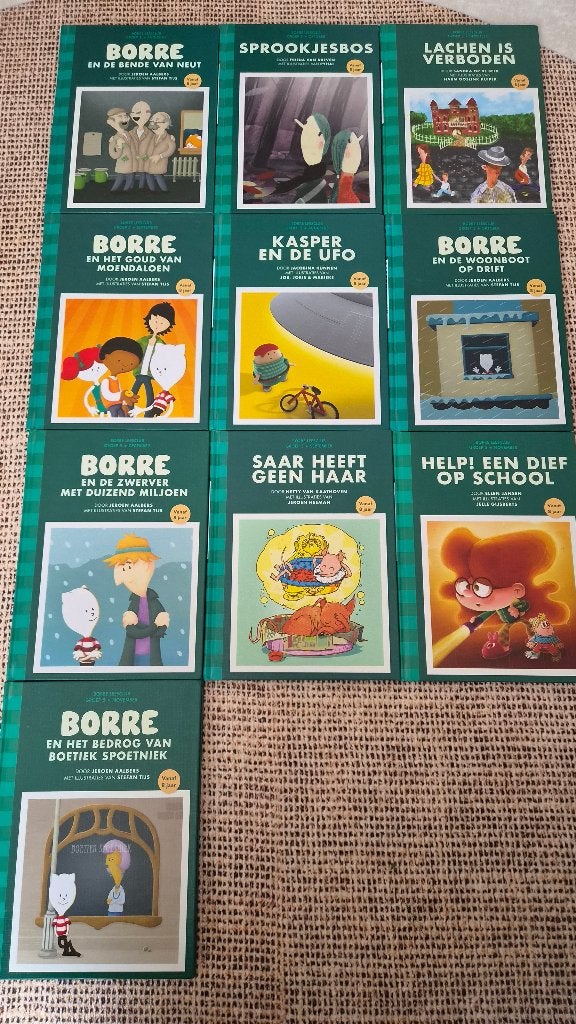 Borre boeken group 5, Ophalen, Zo goed als nieuw, Fictie algemeen
