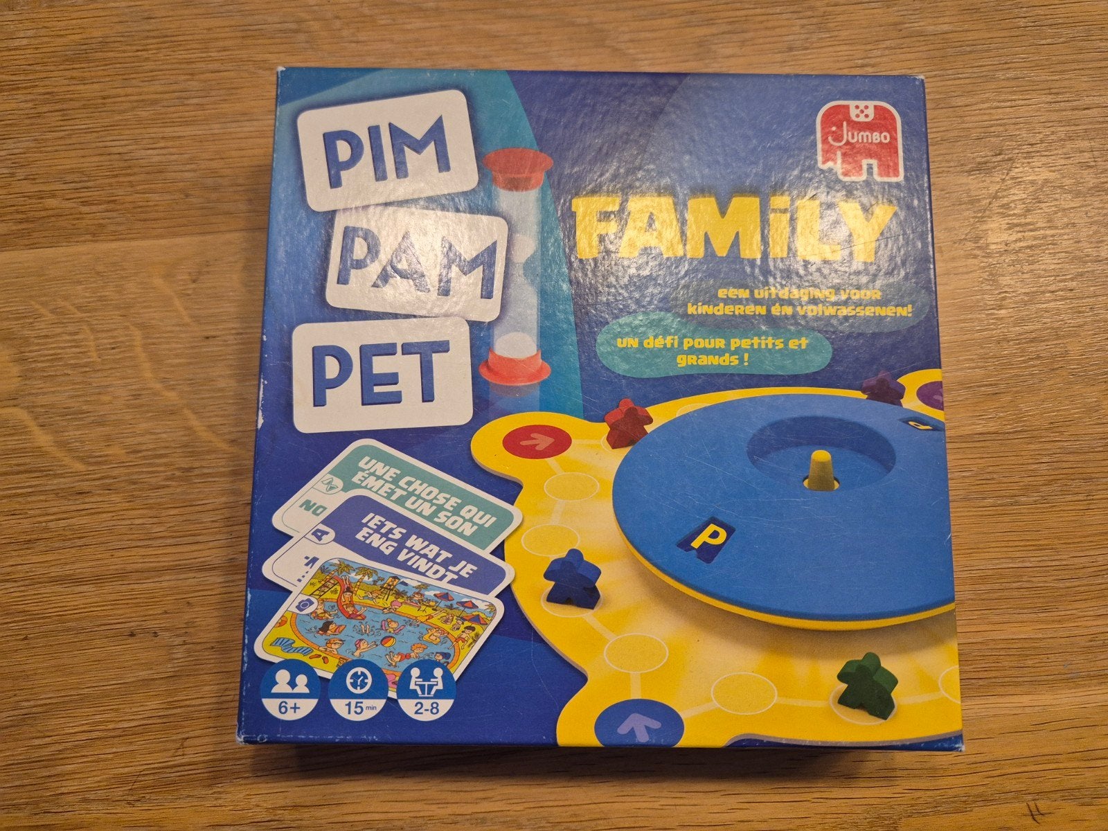 Pim Pam Pet Family - Gezellig bordspel voor het hele gezin, Drie of vier spelers, Ophalen, Gebruikt, Jumbo