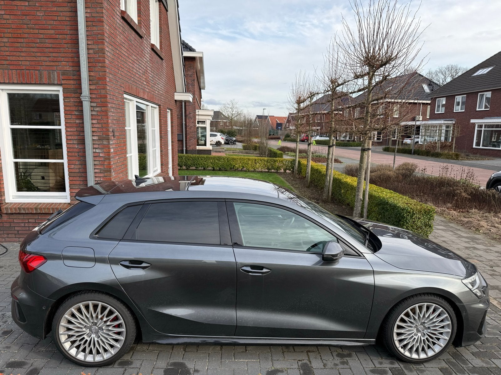 Originele 18 inch Audi velgen met winterbanden, 18 inch, Gebruikt, Banden en Velgen, Personenwagen