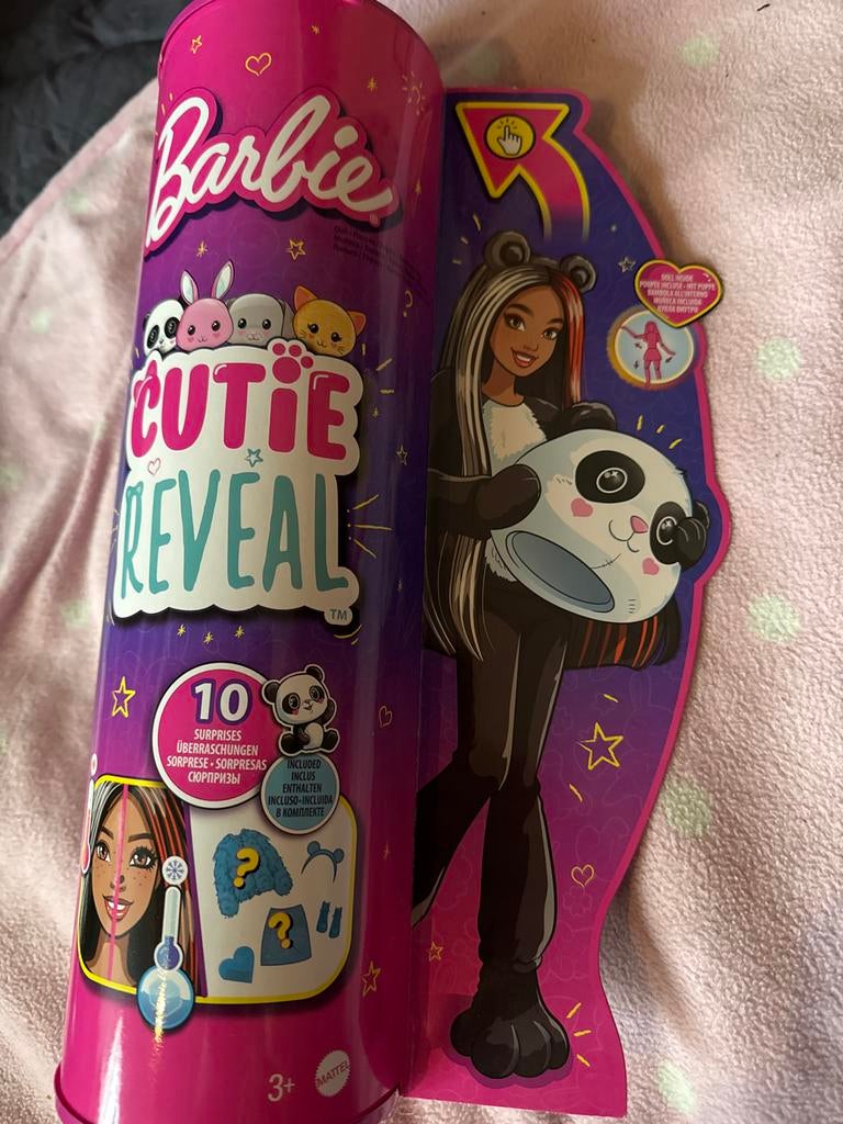 Barbie Cutie Reveal Panda Pop - Nieuw in verpakking, Kinderen en Baby's, Speelgoed | Poppen, Ophalen of Verzenden, Nieuw, Barbie