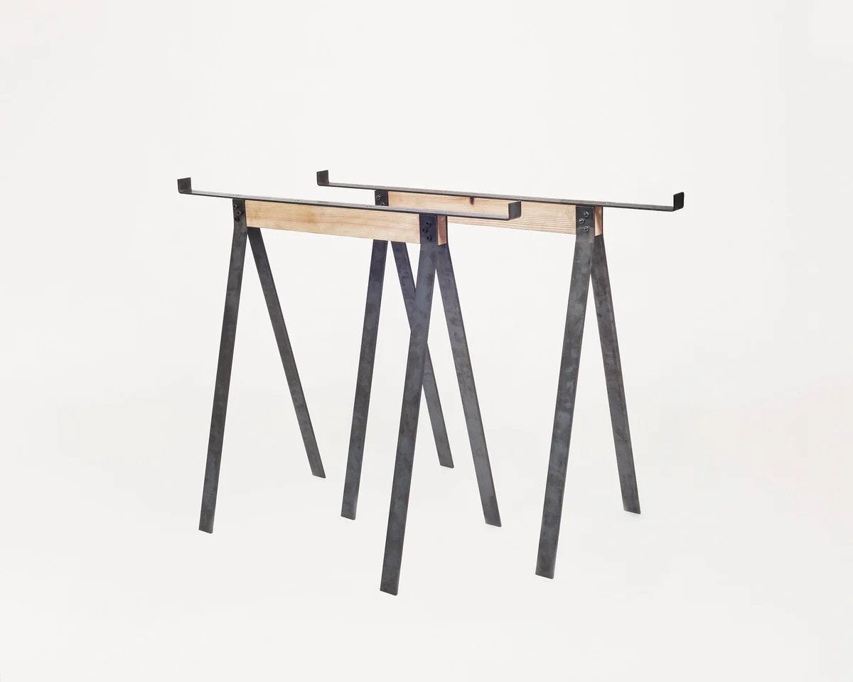 Frama Trestles Tafel Bureau Deens Design Bokje Schragen Desk, Ophalen, 50 tot 100 cm, Zo goed als nieuw, 150 tot 200 cm