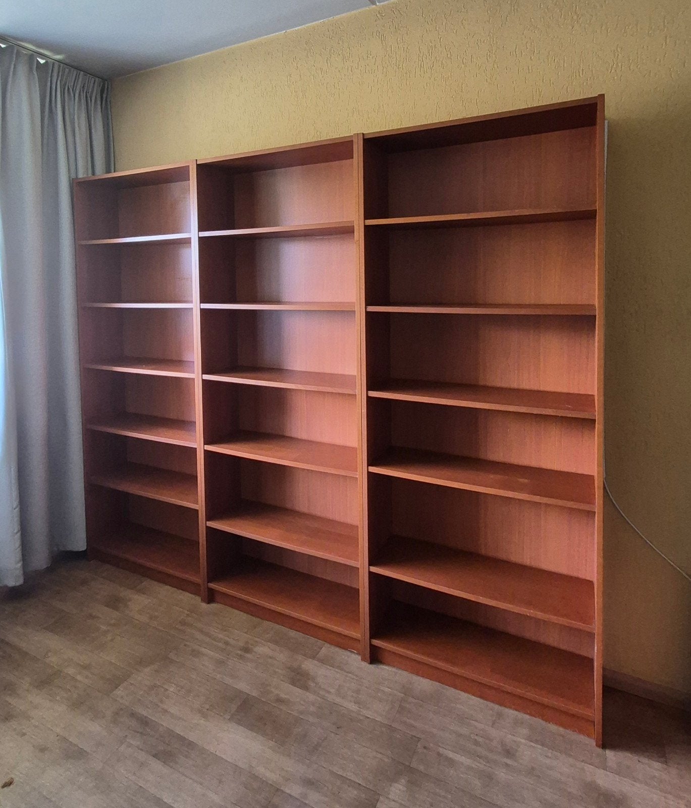 3 Billy boekenkasten kersenkleur - 80x27x200 cm, Huis en Inrichting, Kasten | Boekenkasten, Ophalen, Met plank(en), Gebruikt, 200 cm of meer