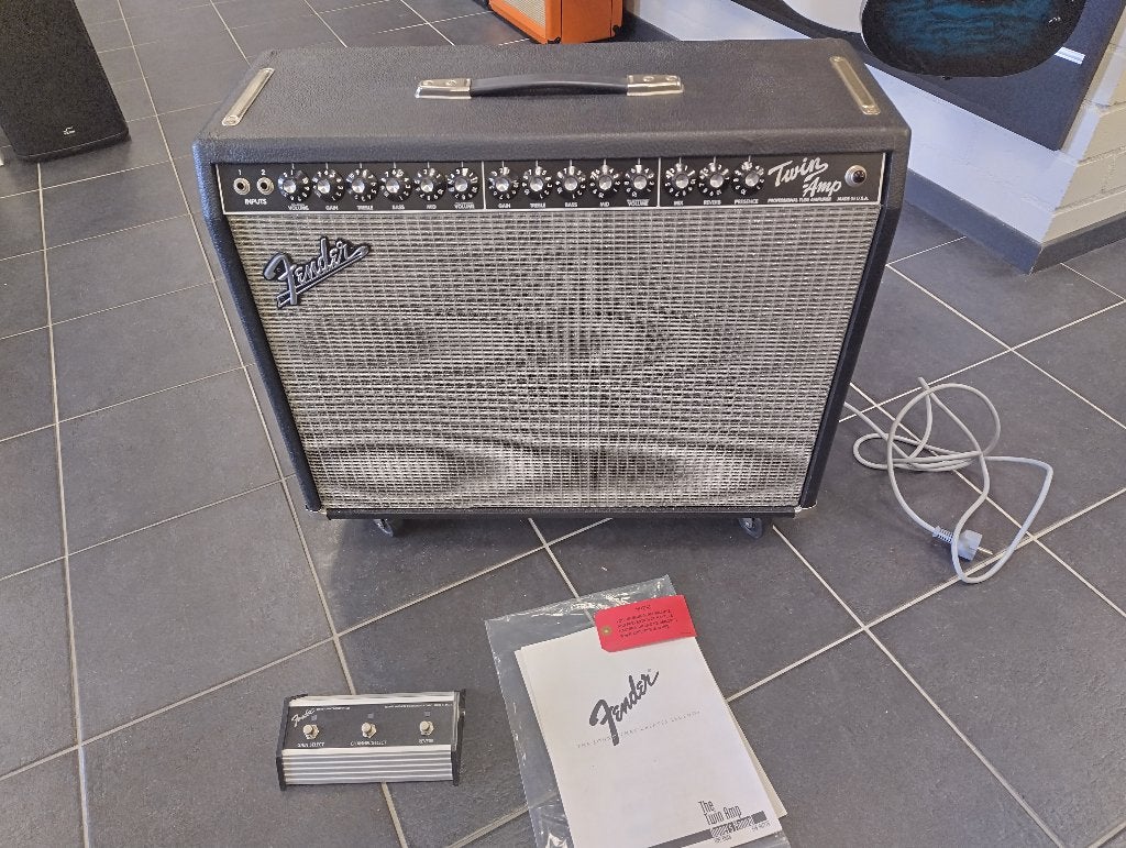 Fender Twin Amp Twin Reverb, Ophalen, Zo goed als nieuw, Gitaar, 100 watt of meer