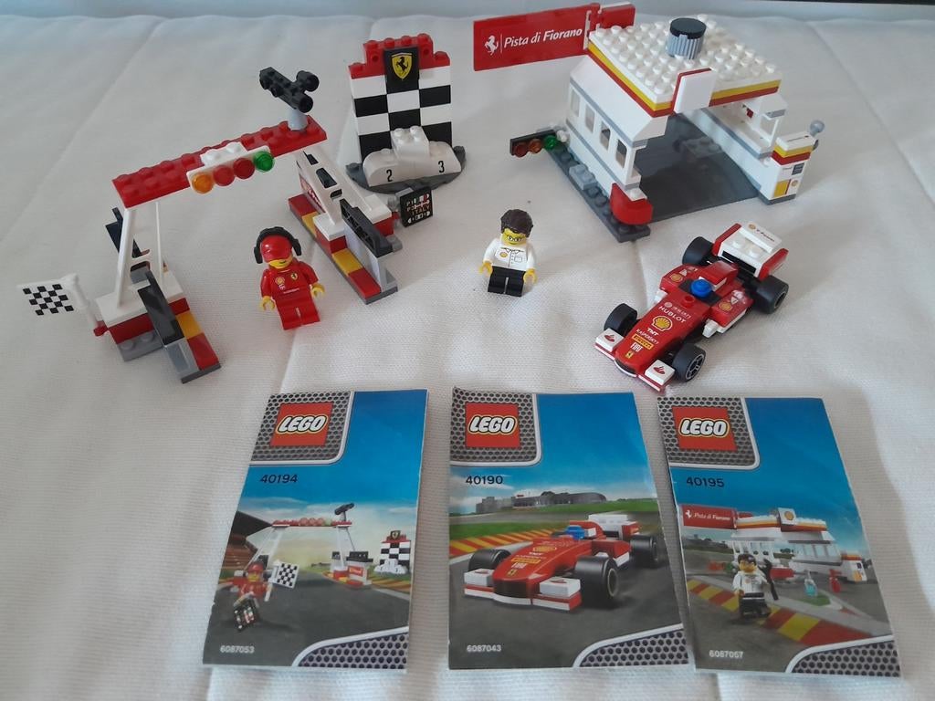 LEGO Shell Ferrari Formule 1 speelsets 2014 compleet, Lego, Zo goed als nieuw, Compleet, Complete set