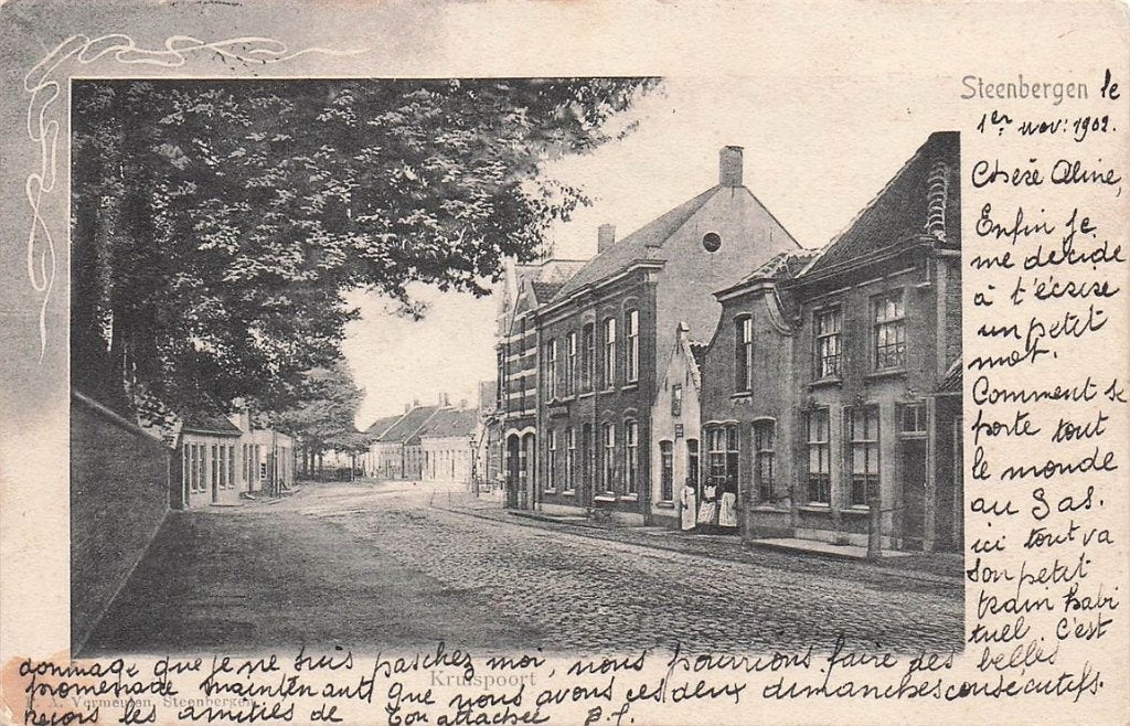 703-127-033 Steenbergen Kruispoort, Verzamelen, Verzenden, Voor 1920, Noord-Brabant