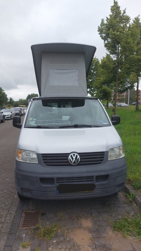 Volkswagen t5 Camper 1.9 TD Bj.2008 km.st. 205540, Caravans en Kamperen, Campers, Airbags, Chemisch toilet, Buscamper of Camperbus