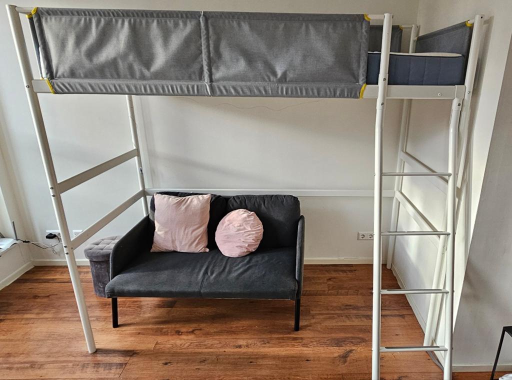 IKEA SMÅSTAD Hoogslaper, Ophalen, Zo goed als nieuw, Eenpersoons, Hoogslaper