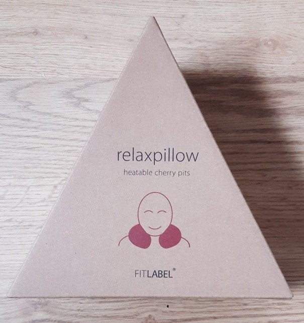 Relaxkussen Fitlabel, relaxpillow, kersenpitten, NIEUW, Sint, Sport en Fitness, Ophalen of Verzenden, Nieuw, Overige typen