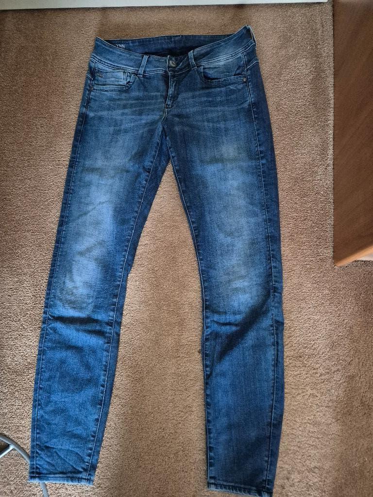 G-Star Lynn jeans 32/34, Kleding | Dames, Blauw, Ophalen of Verzenden, W33 - W36 (confectie 42/44), Gedragen