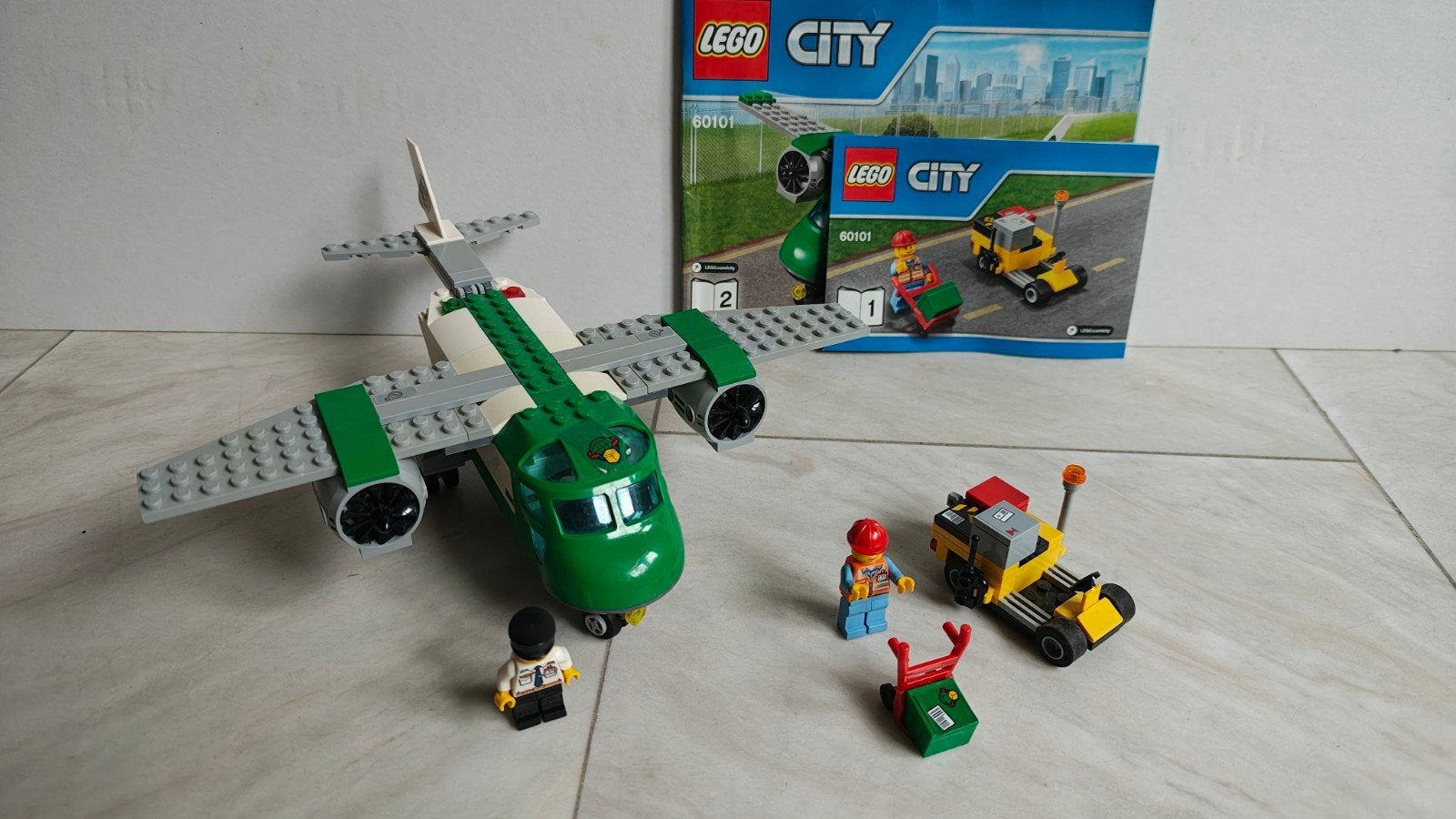 Lego City Vliegtuig 60101 - Compleet met instructies, Lego, Ophalen of Verzenden, Inclusief instructies, Complete set