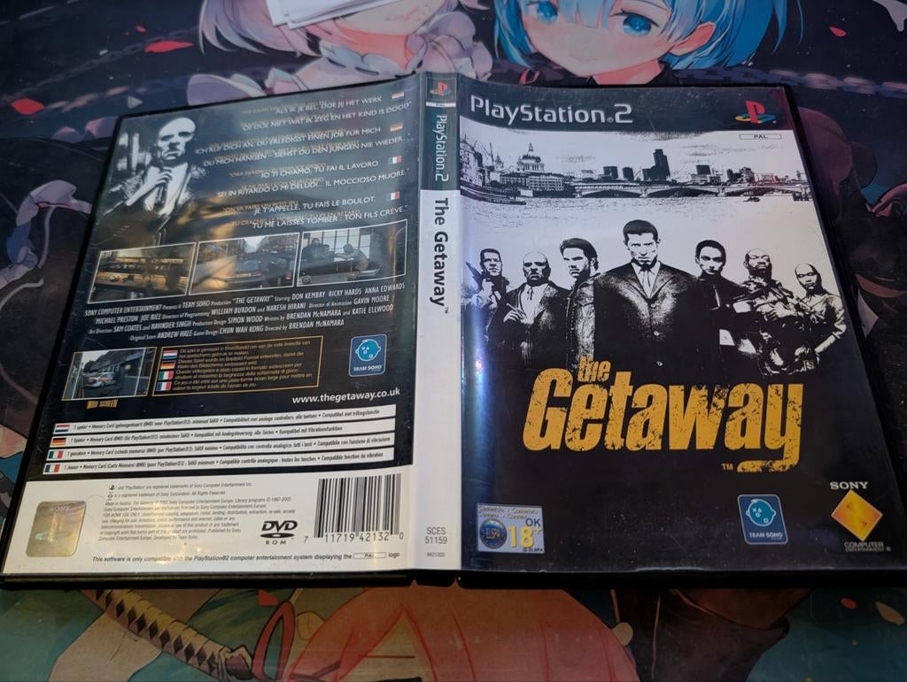 The Getaway - PlayStation 2 (PS2) - Actie/Avontuur, Avontuur en Actie, Gebruikt, 1 speler, Ophalen of Verzenden