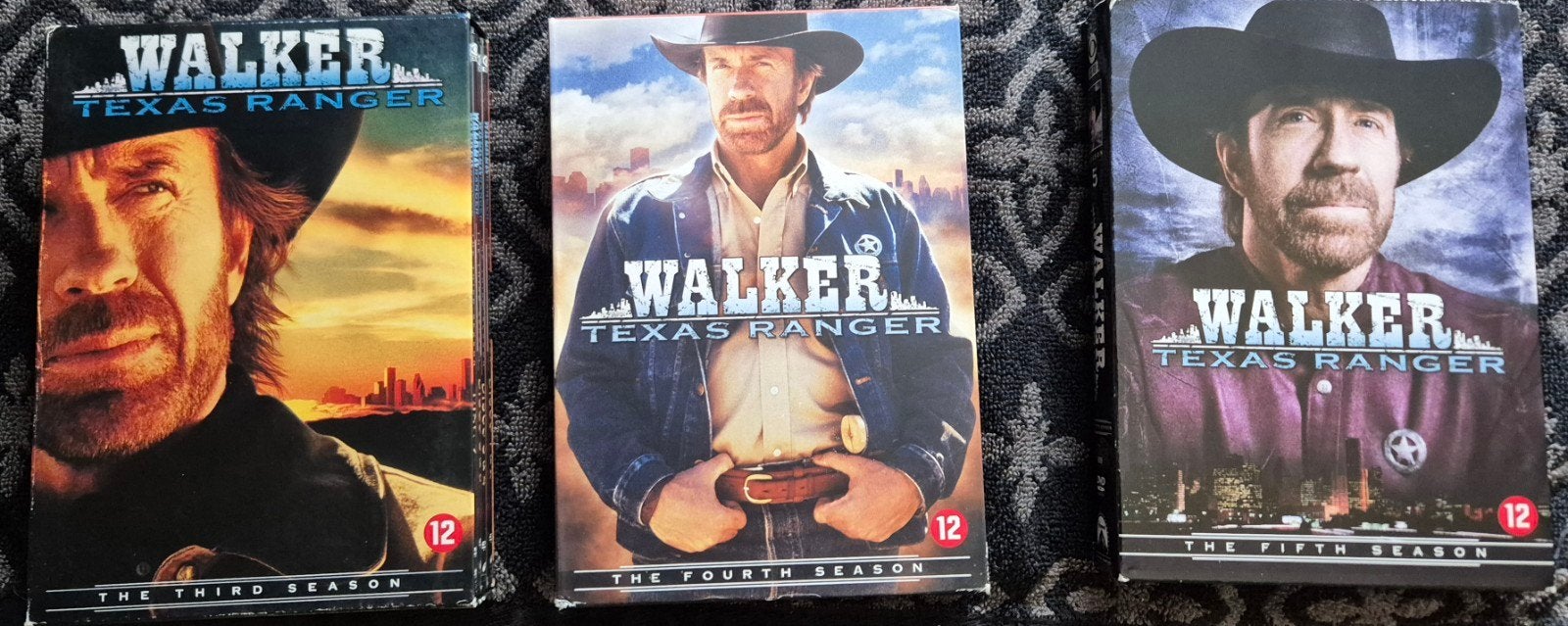 Walker Texas Ranger DVD Boxsets - Seizoen 3, 4 & 5, Engels, Nederlands, Actiethriller, Ophalen of Verzenden