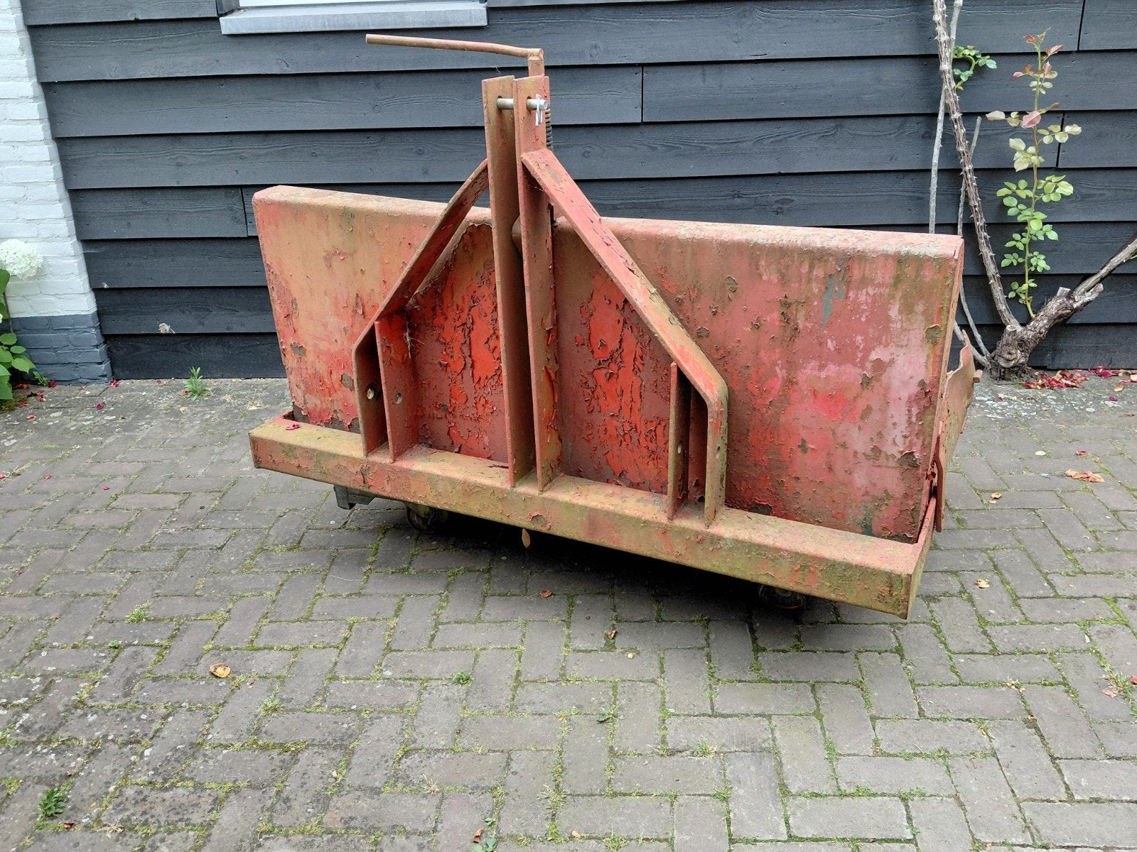 laadbak voor achter hobby tractor, Ophalen, Gebruikt