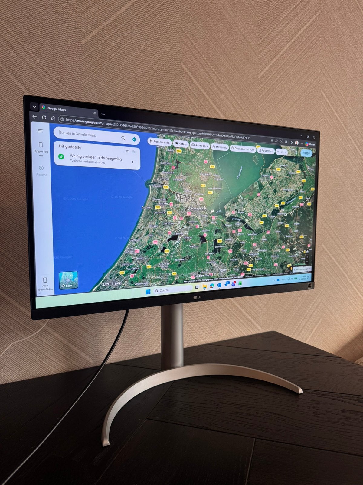 LG monitor 4K 27 inch, Computers en Software, Monitoren, In hoogte verstelbaar, Ophalen of Verzenden, LG, LED