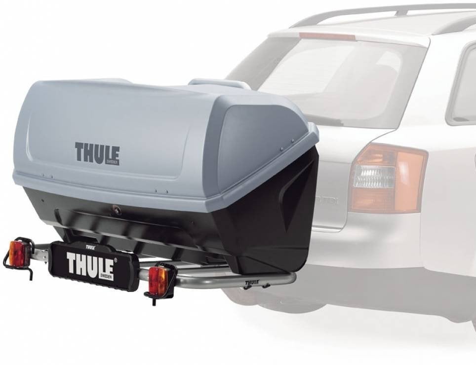 Thule backup trekhaakkoffer huren ipv dakkoffer - EV, Ophalen, Gebruikt