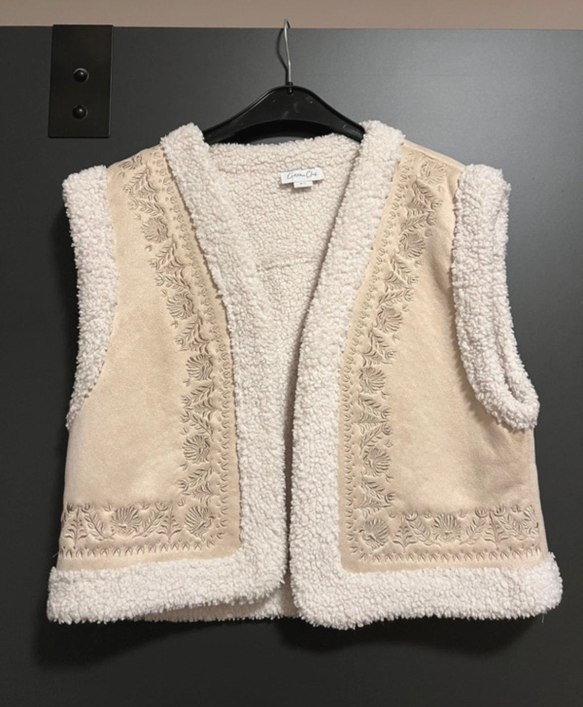 Gilet, Kleding | Dames, Jasjes, Kostuums en Pakken, Maat 38/40 (M), Beige, Ophalen of Verzenden, Jasje
