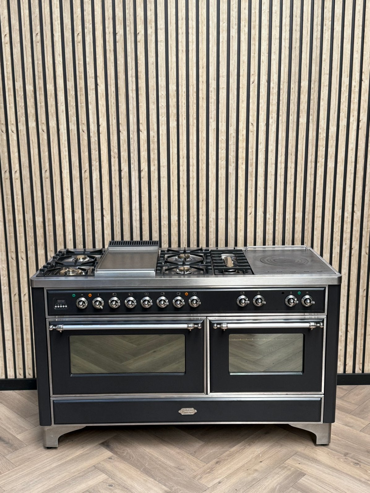 Boretti Antraciet Gas 150cm + Coup de Feu + Frytop