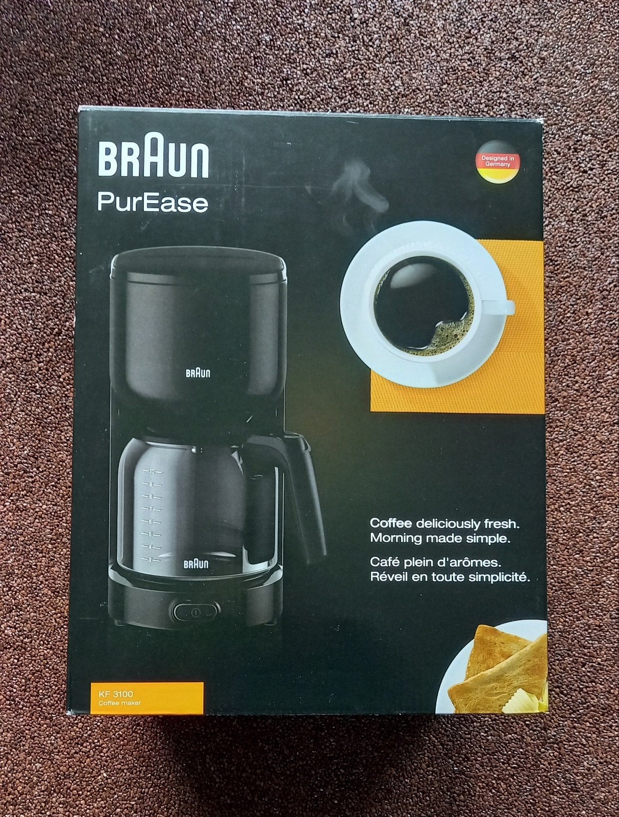 Braun PurEease koffiezetapparaat ( nieuwstaat !!  ), Ophalen of Verzenden, Zo goed als nieuw, Koffiemachine