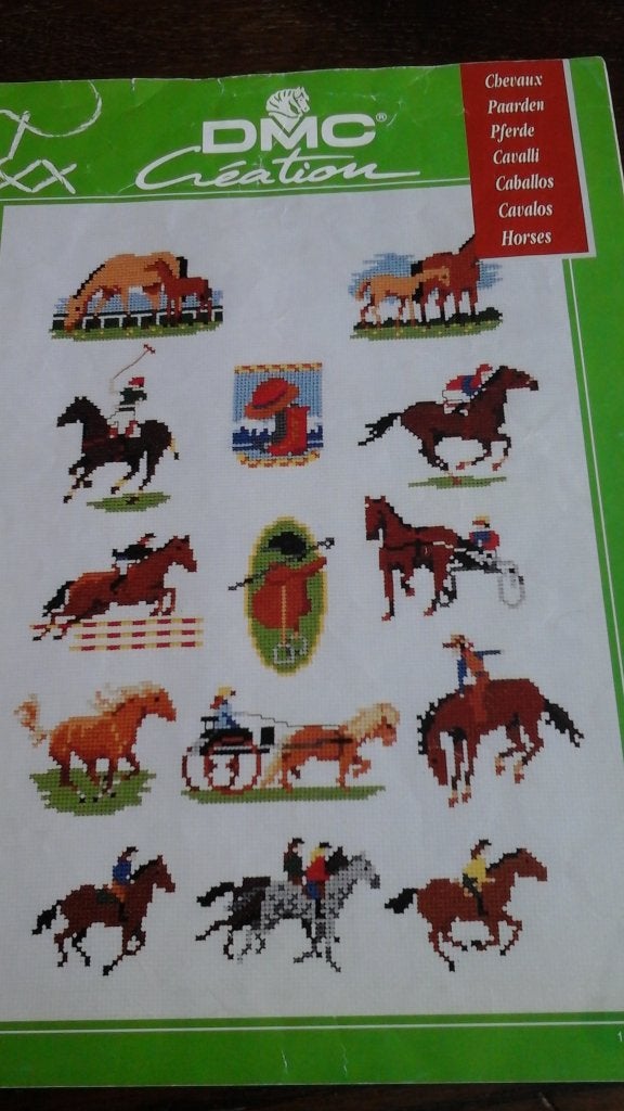 Dmc creation paarden, Ophalen of Verzenden, Zo goed als nieuw, Handborduren, Patroon