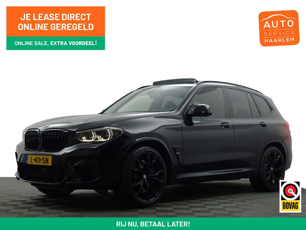 BMW X3 M Competition 510pk- Carbon, Harman Kardon, Stoelvent, Auto's, Automaat, Gebruikt, Met garantie (alle), Zwart
