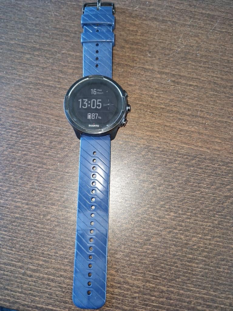 Suunto 9 Baro Smartwatch - Robuust en Nauwkeurig GPS Horloge, Zwart, Ophalen of Verzenden, Zo goed als nieuw, Suunto