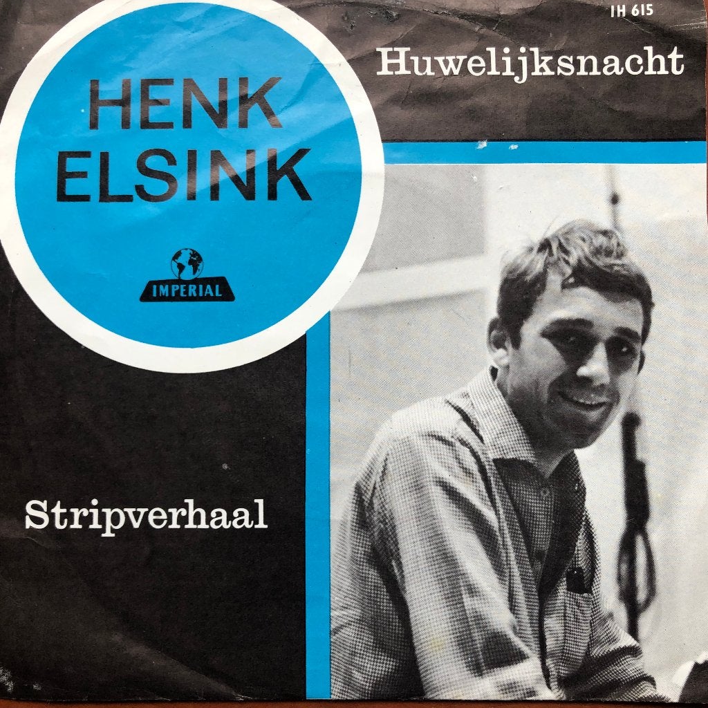 1965	Henk Elsink	             Huwelijksnacht, Fotohoes, 7 inch, Ophalen of Verzenden, Zo goed als nieuw