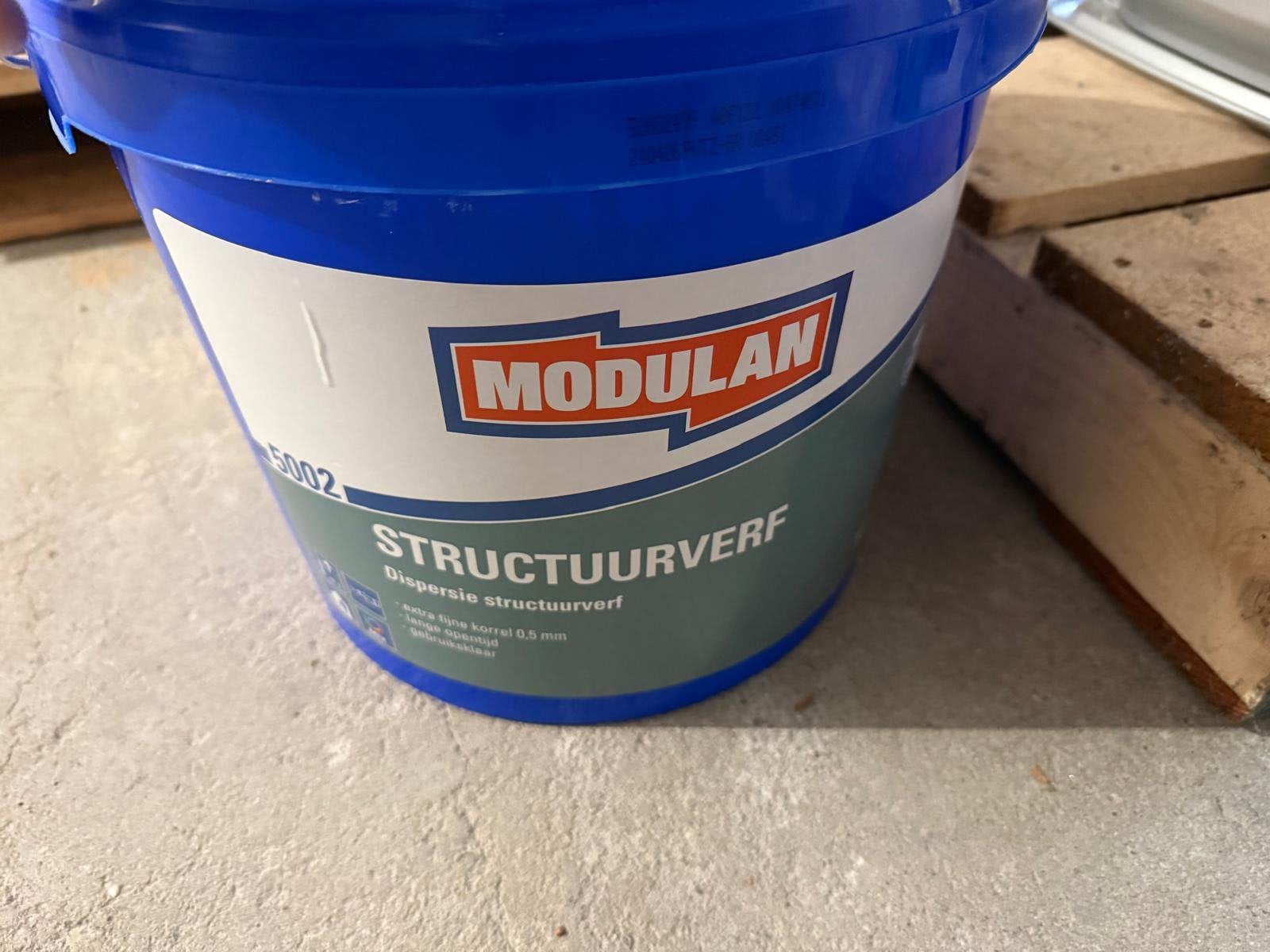 Structuurverf, Doe-het-zelf en Verbouw, Ophalen, Zo goed als nieuw, Wit