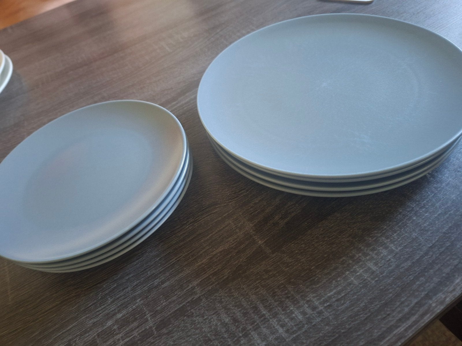 IKEA ontbijtborden en dinnerborden - 8 stuks, Gebruikt, IKEA, Ophalen of Verzenden, Bord(en)