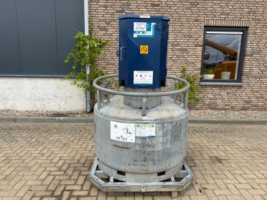 IBC Rietberg IBC 950 liter Dieseltank Gegalvaniseerd 230 Vol, Ophalen of Verzenden
